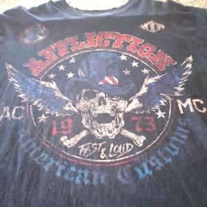 Men's affliction tshirt